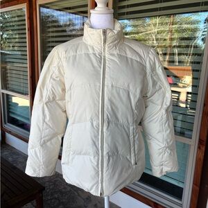Eddie Bauer Women's Off-White Puffer Jacket